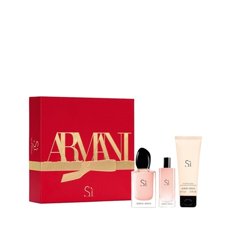 ARMANI SI' FIORI COFFRET EAU DE PARFUM 50ML + S/G E B/L 75ML