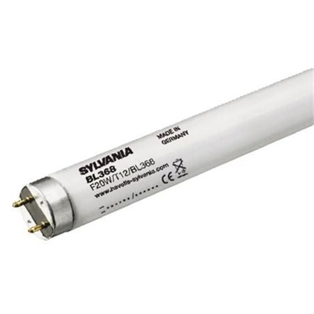 SYLVANIA BULBOLUCE MOSCHICIDA TUBOLARE 15W LUNGHEZZA 451,6mm E DIAMETRO 26mm