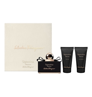 FERRAGAMO SIGNORINA MISTERIOSA COFFRET EDP 50ML + S/G 50ML + B/L 50ML