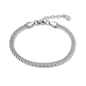 BRAND GIOIELLI POISON BRACCIALE CATENA MESH IN ACCIAIO