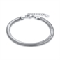 BRAND GIOIELLI POISON BRACCIALE CATENA SNAKE IN ACCIAIO