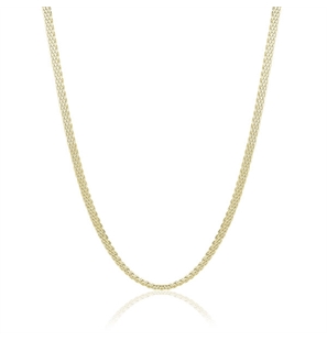 BRAND GIOIELLI POISON COLLANA CATENA MESH IN ACCIAIO PVD ORO
