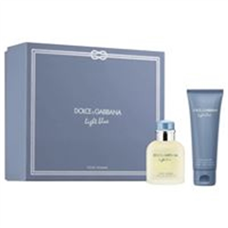 DOLCE & GABBANA COFFRET LIGHT BLUE EDT 75ML + A/S BALM 75ML