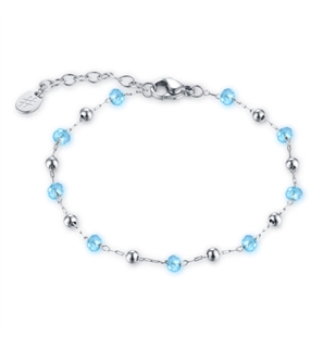 BRAND GIOIELLI SUMMER VIBES BRACCIALE CON CRISTALLI TURCHESI
