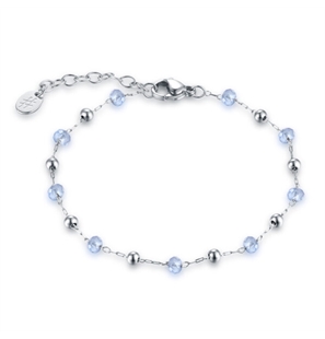 BRAND GIOIELLI SUMMER VIBES BRACCIALE CON CRISTALLI VIOLA