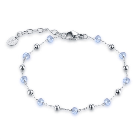 BRAND GIOIELLI SUMMER VIBES BRACCIALE CON CRISTALLI VIOLA