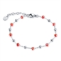 BRAND GIOIELLI SUMMER VIBES BRACCIALE CON CRISTALLI ROSSI BRAND GIOIELLI SUMMER VIBES BRACCIALE CON CRISTALLI ROSSI