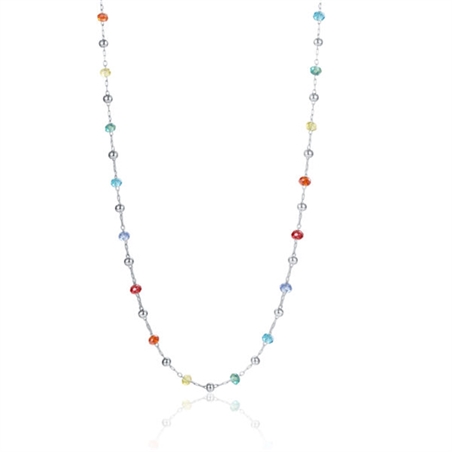 BRAND GIOIELLI SUMMER VIBES COLLANA CON CRISTALLI RAINBOW