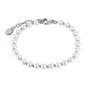BRAND GIOIELLI PERLE DI LUNA BRACCIALE IN MADREPERLA E SFERE DI ACCIAIO BRAND GIOIELLI PERLE DI LUNA BRACCIALE IN MADREPERLA E SFERE DI ACCIAIO