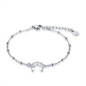 BRAND GIOIELLI SHINE BRACCIALE FERRO DI CAVALLO CON CRISTALLI BIANCHI