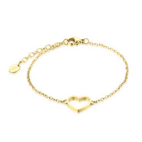 BRAND GIOIELLI GOOD FEELING BRACCIALE CUORE PICCOLO IN PVD ORO