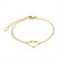 BRAND GIOIELLI GOOD FEELING BRACCIALE CUORE PICCOLO IN PVD ORO BRAND GIOIELLI GOOD FEELING BRACCIALE CUORE PICCOLO IN PVD ORO