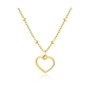 BRAND GIOIELLI GOOD FEELING COLLANA CON CUORE PICCOLO IN PVD ORO