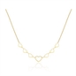 BRAND GIOIELLI GOOD FEELING COLLANA 7 CUORI VUOTI IN PVD ORO BRAND GIOIELLI GOOD FEELING COLLANA 7 CUORI VUOTI IN PVD ORO