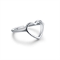 BRAND GIOIELLI GOOD FEELING ANELLO CUORE VUOTO IN ACCIAIO MIS. 12/14 BRAND GIOIELLI GOOD FEELING ANELLO CUORE VUOTO IN ACCIAIO MIS. 12/14