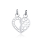 BRAND GIOIELLI GOOD FEELING COPPIA DI CHARMS CUORE A META' BRAND GIOIELLI GOOD FEELING COPPIA DI CHARMS CUORE A META'