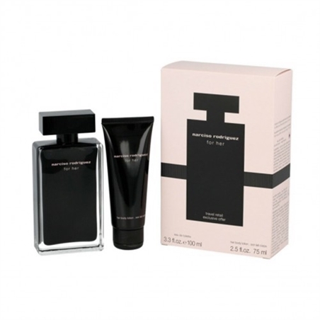 NARCISO RODRIGUEZ FOR HER COFFRET EDT 100 ML + BODY LOTION 75ML