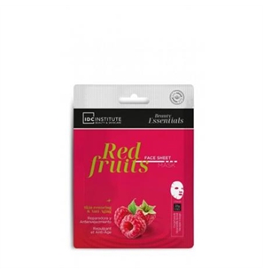 IDC INSTITUTE SKINCARE ESSENTIALS MASCHERE VISO MONODOSE AI FRUTTI ROSSI