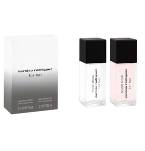 NARCISO RODRIGUEZ SET PURE MUSC FOR HER EDP 20 ML+ MUSC NOIR EDP 20 ML