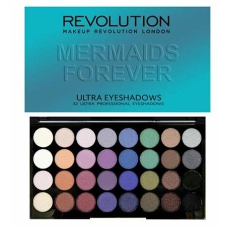 REVOLUTION MAKEUP PALETTE OMBRETTI MERMAIDS FOREVER