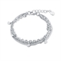 BRAND GIOIELLI LAYERS BRACCIALE TRIPLO FILO CON CUORI BRAND GIOIELLI LAYERS BRACCIALE TRIPLO FILO CON CUORI