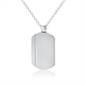 BRAND GIOIELLI COLLANA CON TARGA ARGENTO