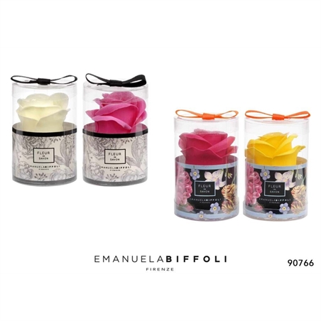 BIFFOLI FIORI SAPONE BOCCIOLO DI ROSA 4 COLORI