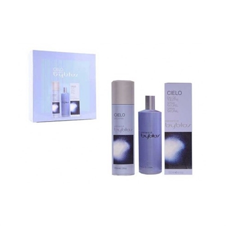 BYBLOS COFFRET CIELO EDT 120 ML + DEO 150ML + POCHETTE