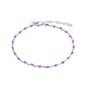 BRAND GIOIELLI MARGARITA CAVIGLIERA SMALTO VIOLA
