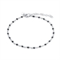BRAND GIOIELLI MARGARITA CAVIGLIERA SMALTO NERO BRAND GIOIELLI MARGARITA CAVIGLIERA SMALTO NERO