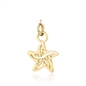 BRAND GIOIELLI MARGARITA MINI CHARM STELLA MARINA FINISH DORATO