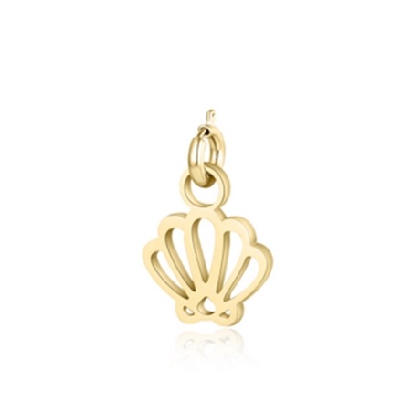 BRAND GIOIELLI MARGARITA MINI CHARM CONCHIGLIA FINISHI DORATO