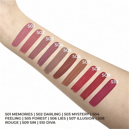 RYBELLA CHARMING LIQUID LIP COLOR ROSSETTO LIQUIDO MATTE