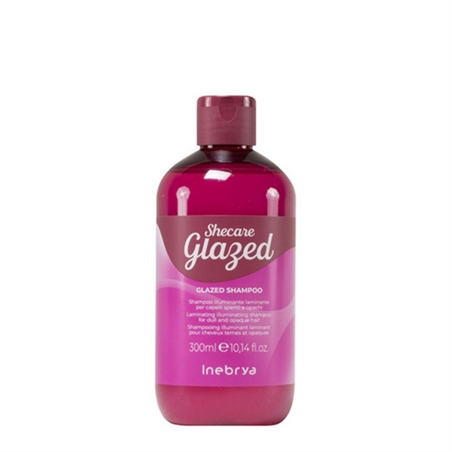INEBRYA SHECARE GLAZED SHAMPOO ILLUMINANTE LAMINANTE PER CAPELLI SPENTI E OPACHI 300ML - 1026435 - 8008277264356