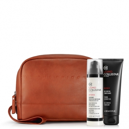 COLLISTAR COFFRET UOMO CREMA IDRATANTE, GEL DOCCIA E BEAUTY