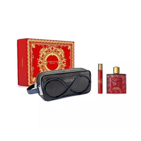 VERSACE EROS FLAME COFFRET EDP 100 ML + 10ML + POCHETTE