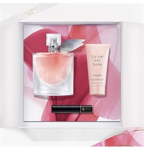 LANCOME LA VIE EST BELLE COFFRET EDP 50ML + B/L 50 ML + MASCARA