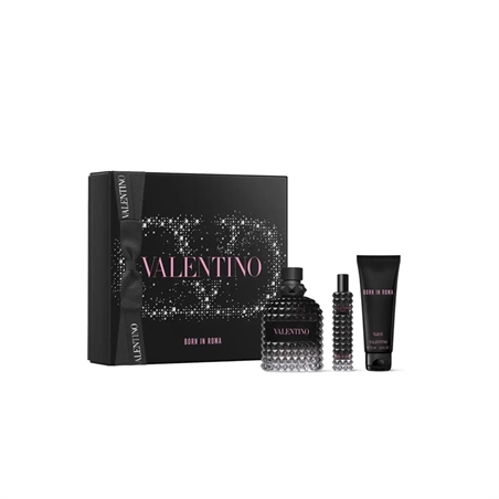 VALENTINO COFFRET UOMO BORN IN ROMA EDT 100ML + EDT 10ML + SG 75ML