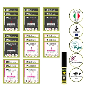 KALENTIN LAMINAZIONE CIGLIA UNA TANTUM 24 MONODOSE + LEMON