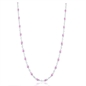 BRAND GIOIELLI INCANTO COLLANA CATENA SMALTO VIOLA