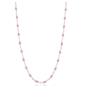 BRAND GIOIELLI INCANTO COLLANA CATENA SMALTO ROSA