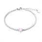 BRAND GIOIELLI ATTIMI BRACCIALE TENNIS CUORE ROSA BRAND GIOIELLI ATTIMI BRACCIALE TENNIS CUORE ROSA