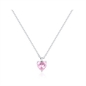 BRAND GIOIELLI ATTIMI COLLANA CON PENDENTE CRISTALLO A FORMA DI CUORE ROSA BRAND GIOIELLI ATTIMI COLLANA CON PENDENTE CRISTALLO A FORMA DI CUORE ROSA