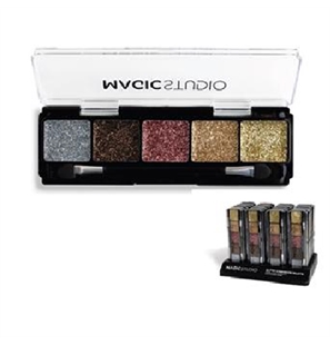 MAGIC STUDIO ESSENTIALS PRESSED GLITTER PALETTE