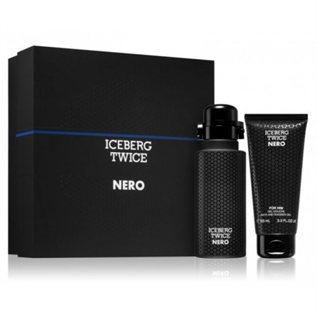 ICEBERG TWICE NERO COFFRET EDT 125ML + GEL DOCCIA