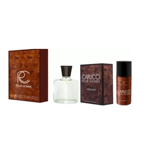 CAPUCCI COFFRET HOMME AFTER SHAVE 100ML + DEO 120ML - 8054956597680-1 - 8054956597680-1