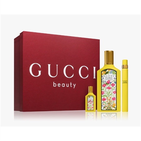 GUCCI FLORA GORGEOUS ORCHID COFFRET EDP 100ML, EDP 5ML E EDP 10ML - 3616305838162 - 3616305838162