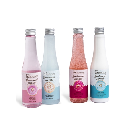 IDC INSTITUTE GOURMAND'S FAVOURITIES 4 BOTTIGLIE DI SHOWER GEL 200ML - 8436609399658-1 - 8436609399658-1