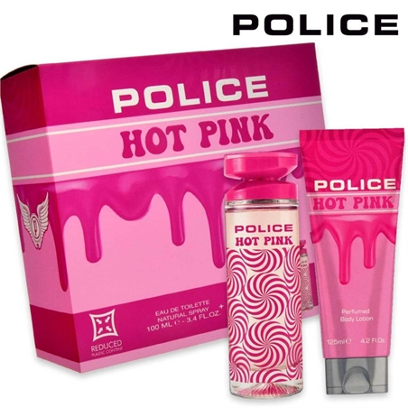 POLICE HOT PINK COFFRET EDT 100ML E BODY LOTION 125ML - 679602589642-1 - 679602589642-1