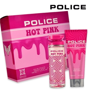 POLICE HOT PINK COFFRET EDT 100ML E BODY LOTION 125ML